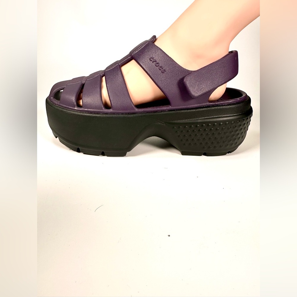 NWOT CROCS STOMP FISHERMAN SANDAL Platform  UNISEX M5, W7 - Picture 6 of 9